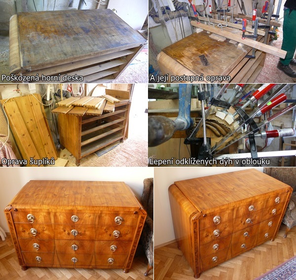 Komoda Biedermeier