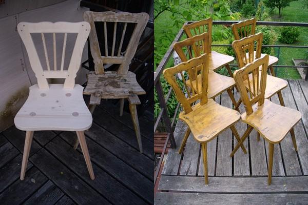 Židle selský biedermeier